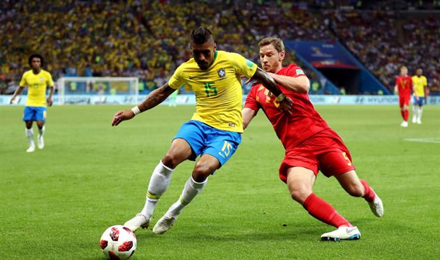 Паулиньо против Яна Вертонгена, Getty Images