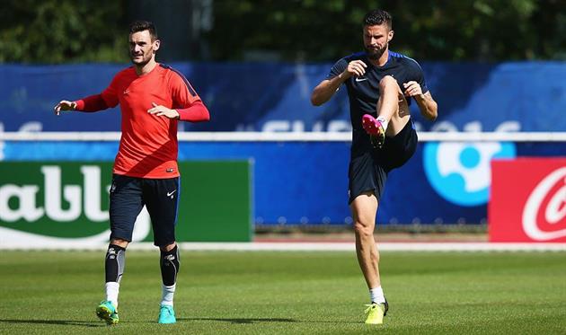 Уго Льорис и Оливье Жиру, Getty Images