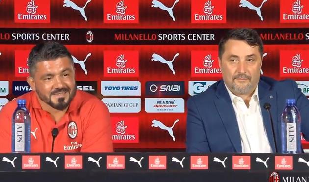 Дженнаро Гаттузо и Массимилиано Мирабелли, фото ФК Милан