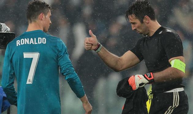 Криштиану Роналду и Джанлуиджи Буффон, Getty Images