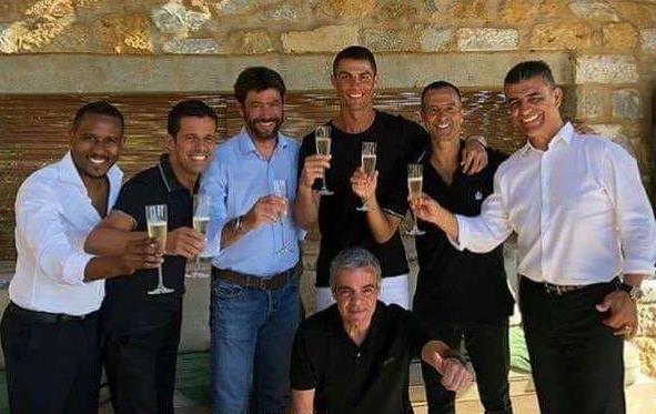 Андреа Аньелли, Криштиану Роналду и Жорже Мендеш, фото Tuttomercatoweb