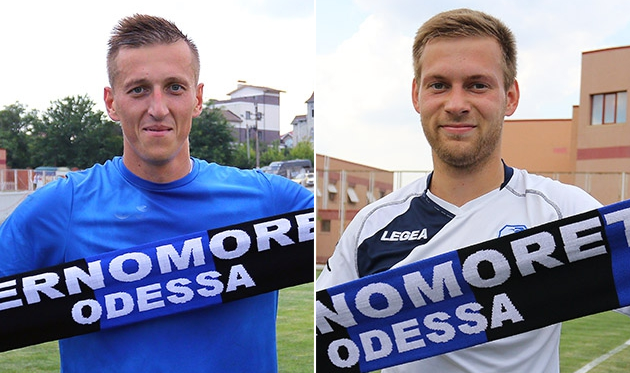 Сергей Литовченко, Иван Трубочкин, фото: ФК Черноморец