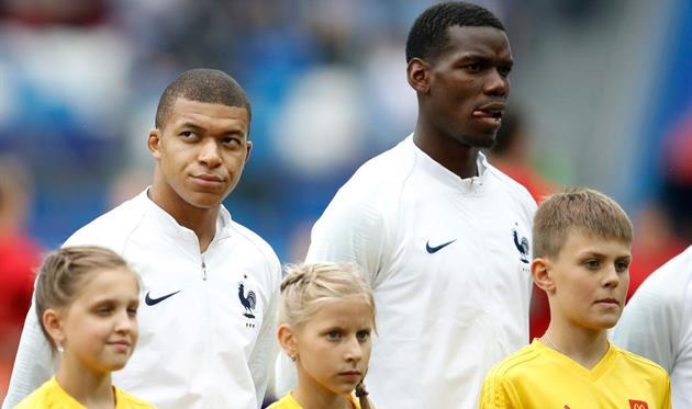 Килиан Мбаппе и Поль Погба, Getty Images