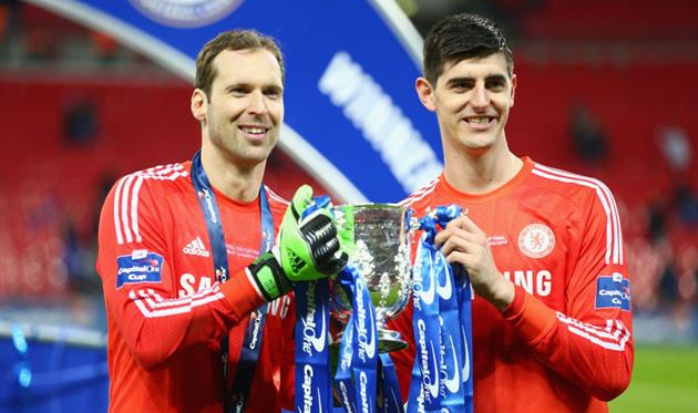 Петр Чех и Тибо Куртуа