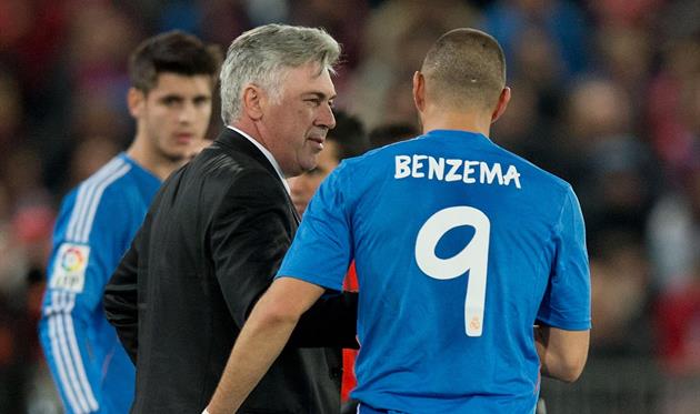 Анчелотти и Бензема, getty immages