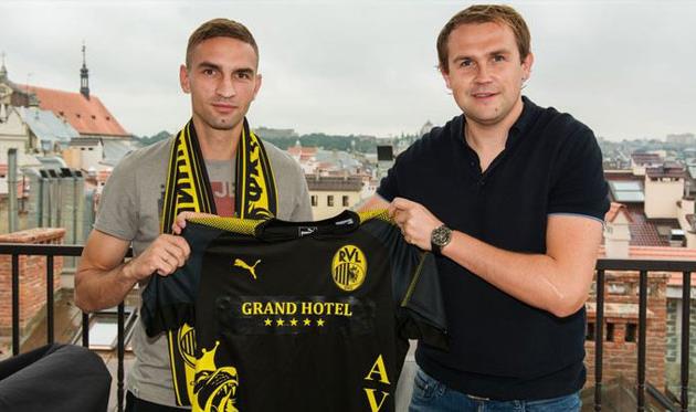 Александр Батальский (слева), ФК Рух