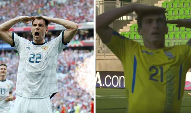 Жесты Артема Дзюбы и Георгия Цитаишвили