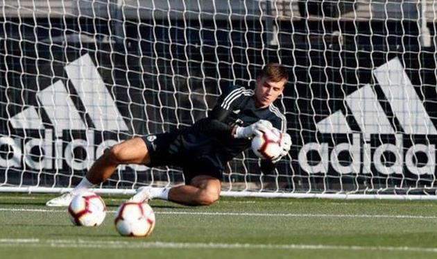 Андрей Лунин, фото ФК Реал Мадрид