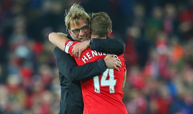 Юрген Клопп и Джордан Хендерсон, Getty Images