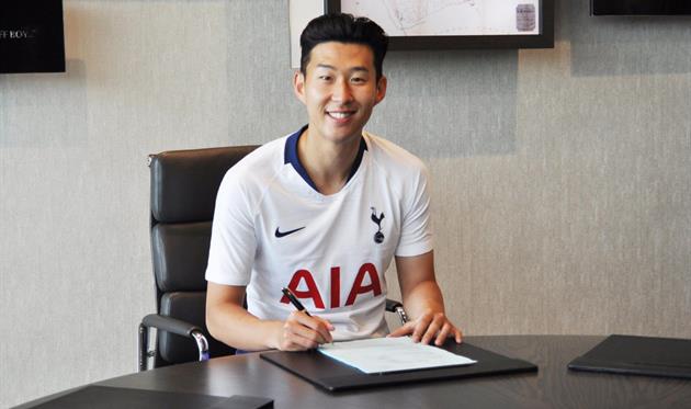 Сон Хын Мин, фото ФК Тоттенхэм