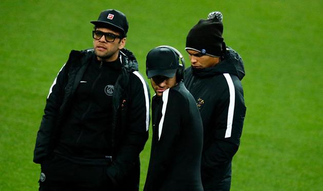 Дани Алвес, Неймар и Тиаго Силва, Getty Images