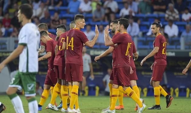 Первый спарринг Рома завершила вничью с Авеллино - 1:1, фото ФК Рома