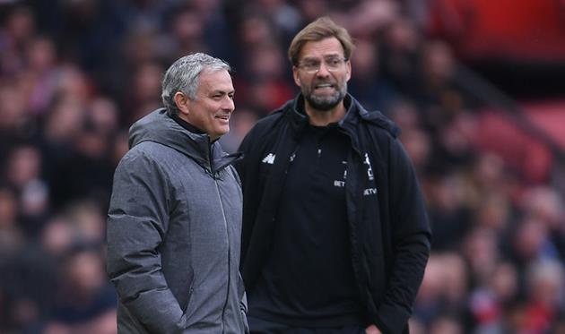 Жозе Моуриньо и Юрген Клопп, Getty Images