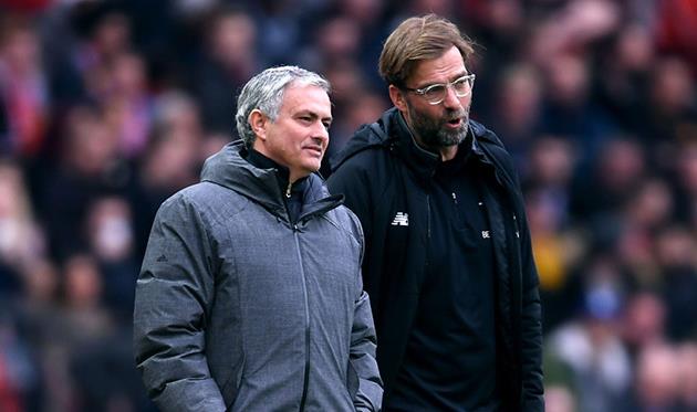 Жозе Моуриньо и Юрген Клопп, Getty Images