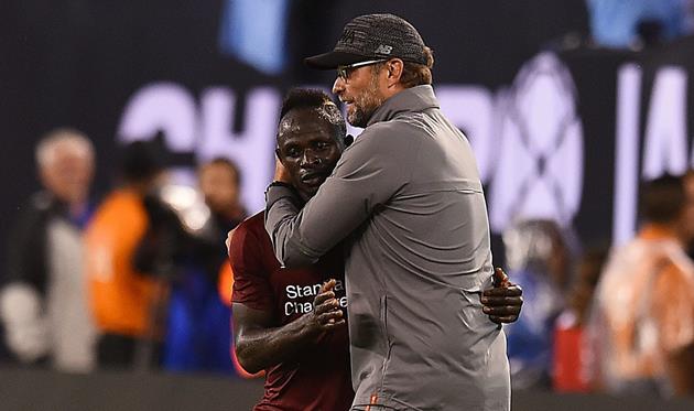 Садион Мане и Юрген Клопп