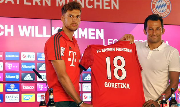 Леон Горецка (слева), ФК Бавария