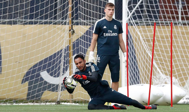 Навас и Лунин, фото Реал М