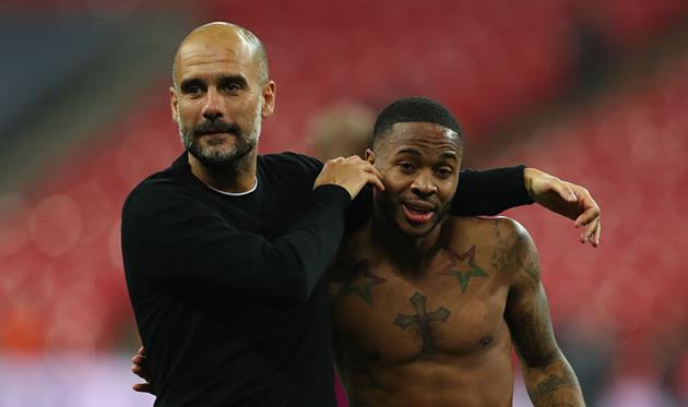 Хосеп Гвардиола и Рахим Стерлинг, Getty Images
