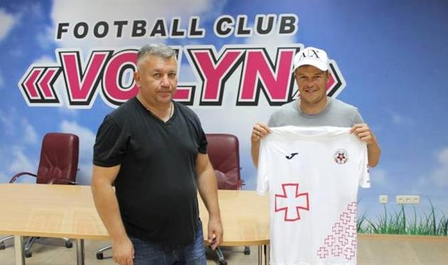 Денис Кожанов (справа), ФК Волынь