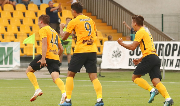 Радость игроков Александрии, ФК АЛЕКСАНДРИЯ