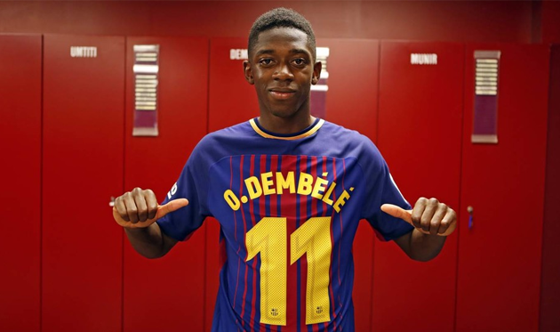 Усман Дембеле, fcbarcelona.com