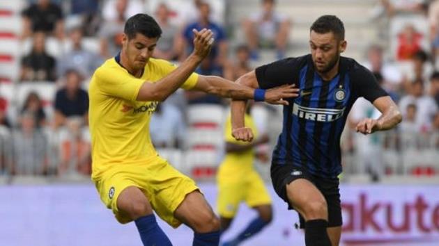 Альваро Мората (слева), ФК Челси