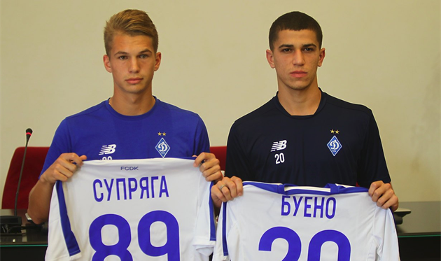 Владислав Супряга и Витор Буэно, фото ФК Динамо