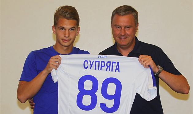Владислав Супряга и Александр Хацкевич, фото ФК Динамо
