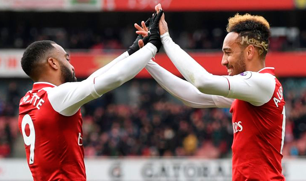 Ляказетт и Обамеянг, Sky Sports