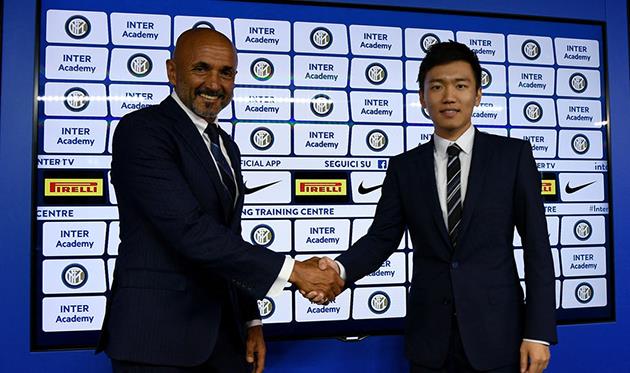 Лучано Спаллетти (слева), ФК Интер