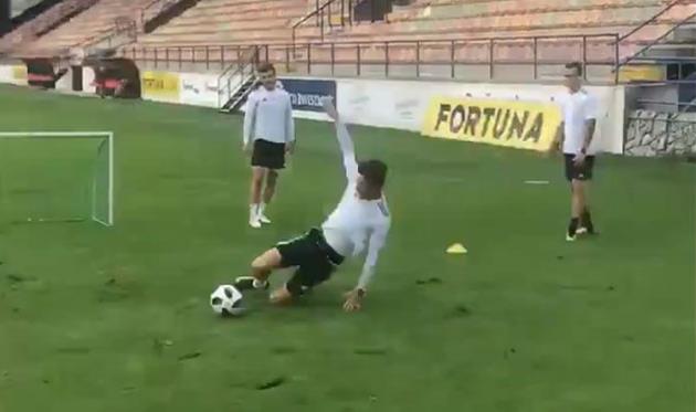 Бешенные тренировки защитников Ружомберока