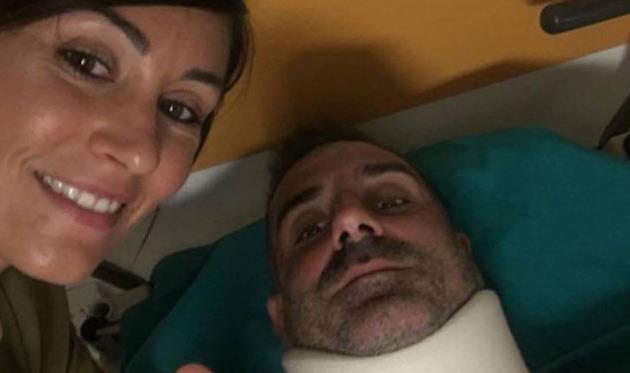 Стефано Соррентино с женой, Фото ФК Кьево