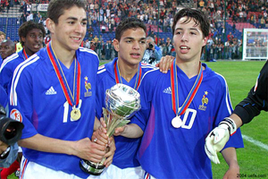 Будущее французского футбола - Бензема, Бен Арфа, Насри, фото uefa.com