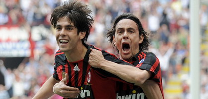 Кака и Пиппо вывели Милан на четвертое место, AFP