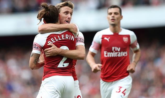 радость игроков арсенала, getty images