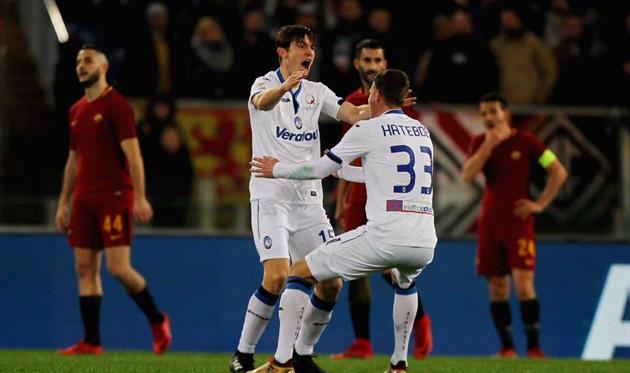 В сезоне-2017/2018 визит Аталанты в Рим закончился печально для Ромы, Getty Images