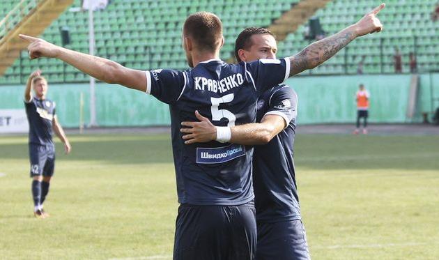 Радость игроков Олимпика, ФК Олимпик