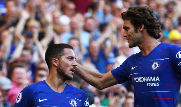 Эден Азар и Маркос Алонсо, Getty Images