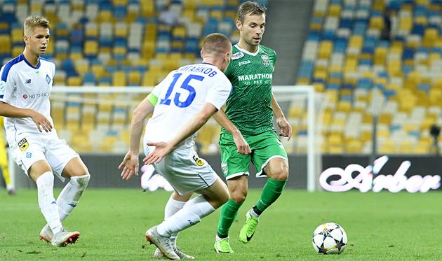 Орест Лебеденко (справа), ФК Карпаты