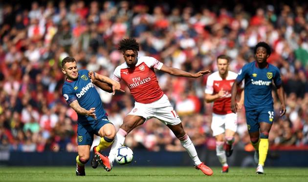 Алекс Ивоби в матче с Вест Хэмом, Getty Images