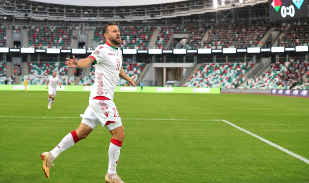 Игорь Стасевич открыл счет в матче, abff.by