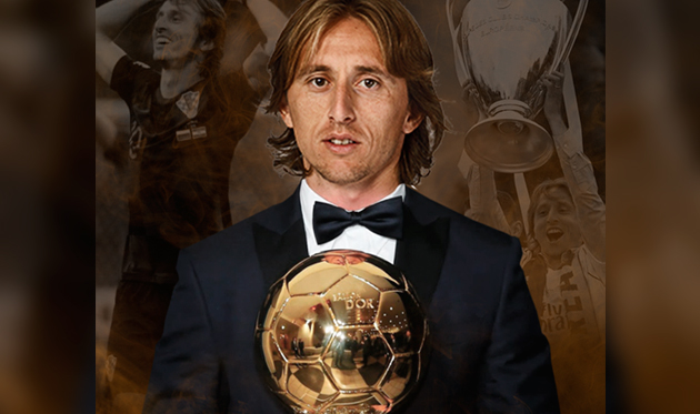 Лука Модрич с Золотым мячом