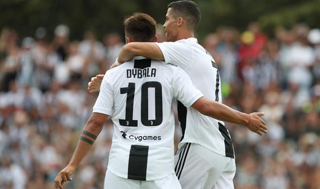 Пауло Дибала и Криштиану Роналду, Getty Images