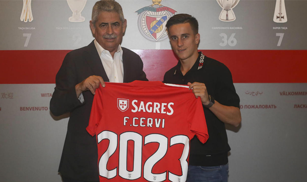 Франко Серви (справа), slbenfica.pt