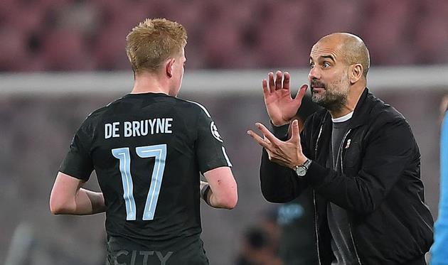 Кевин Де Брюйне и Хосеп Гвардиола, Getty Images