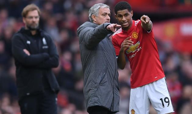 Жозе Моуриньо и Маркус Рашфорд, Getty Images