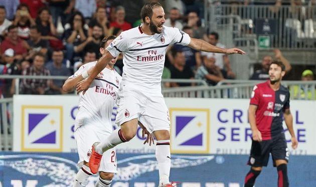 Игуаин сравнял счет, twitter.com/acmilan