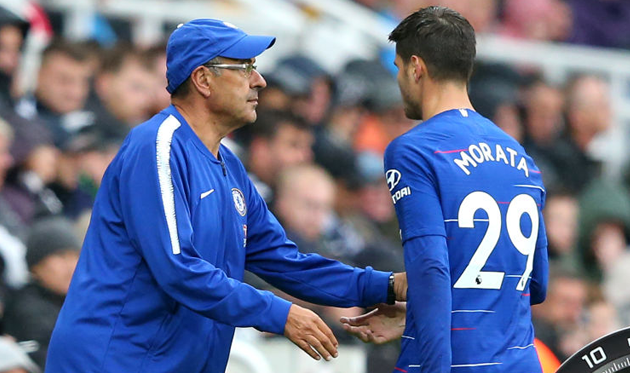 Маурицио Сарри и Альваро Мората, Getty Images