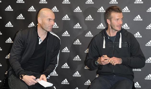 Зинедин Зидан и Дэвид Бекхэм, Getty Images
