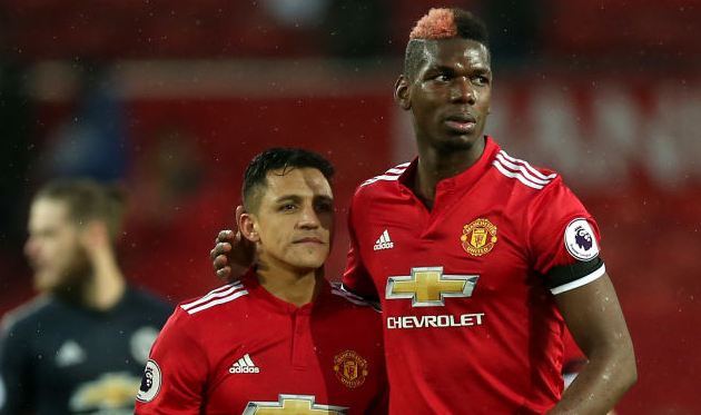 Алексис Санчес и Поль Погба, Getty Images